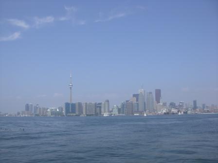 Blick auf Toronto von Ward's Island Blick auf Toronto von Ward's Island